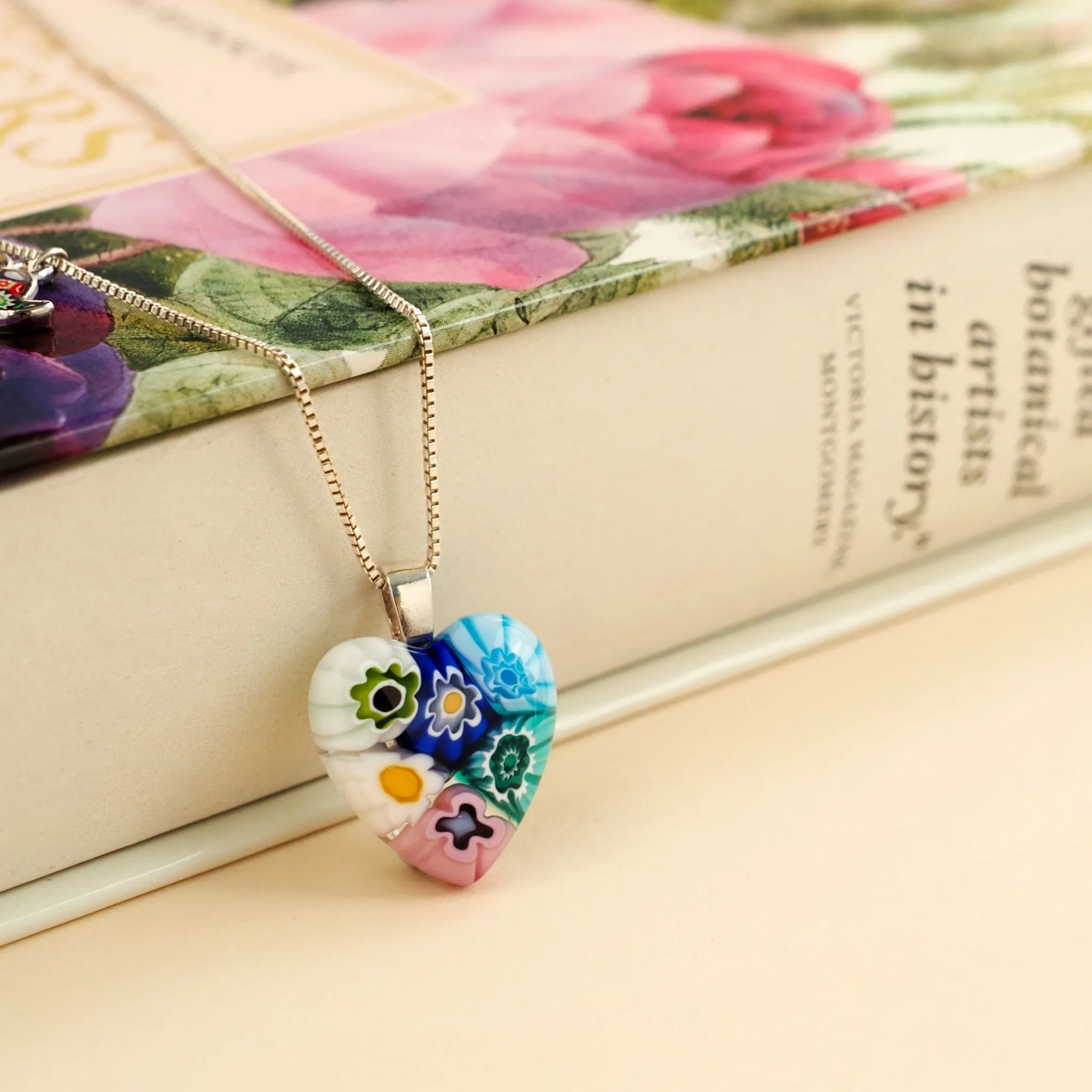 Six in Bloom Heart Necklace